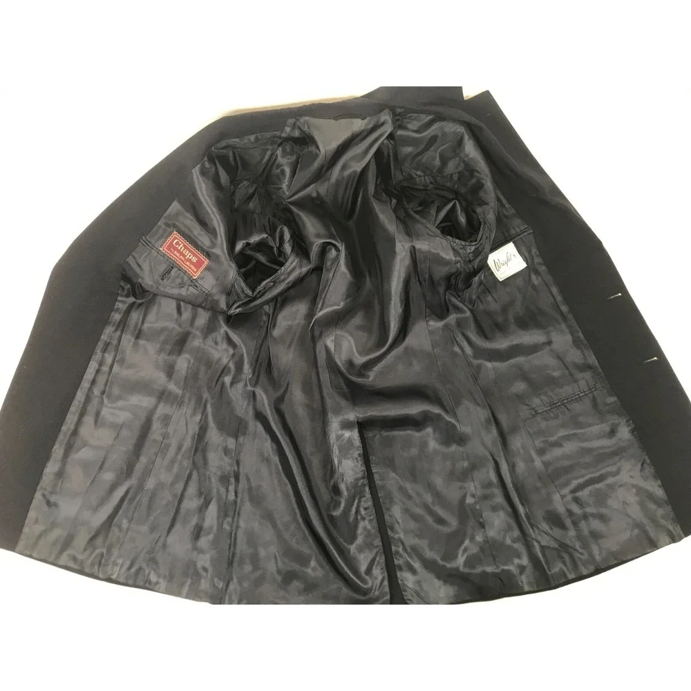 Chaps Ralph Lauren Mens Black Suit Set 44